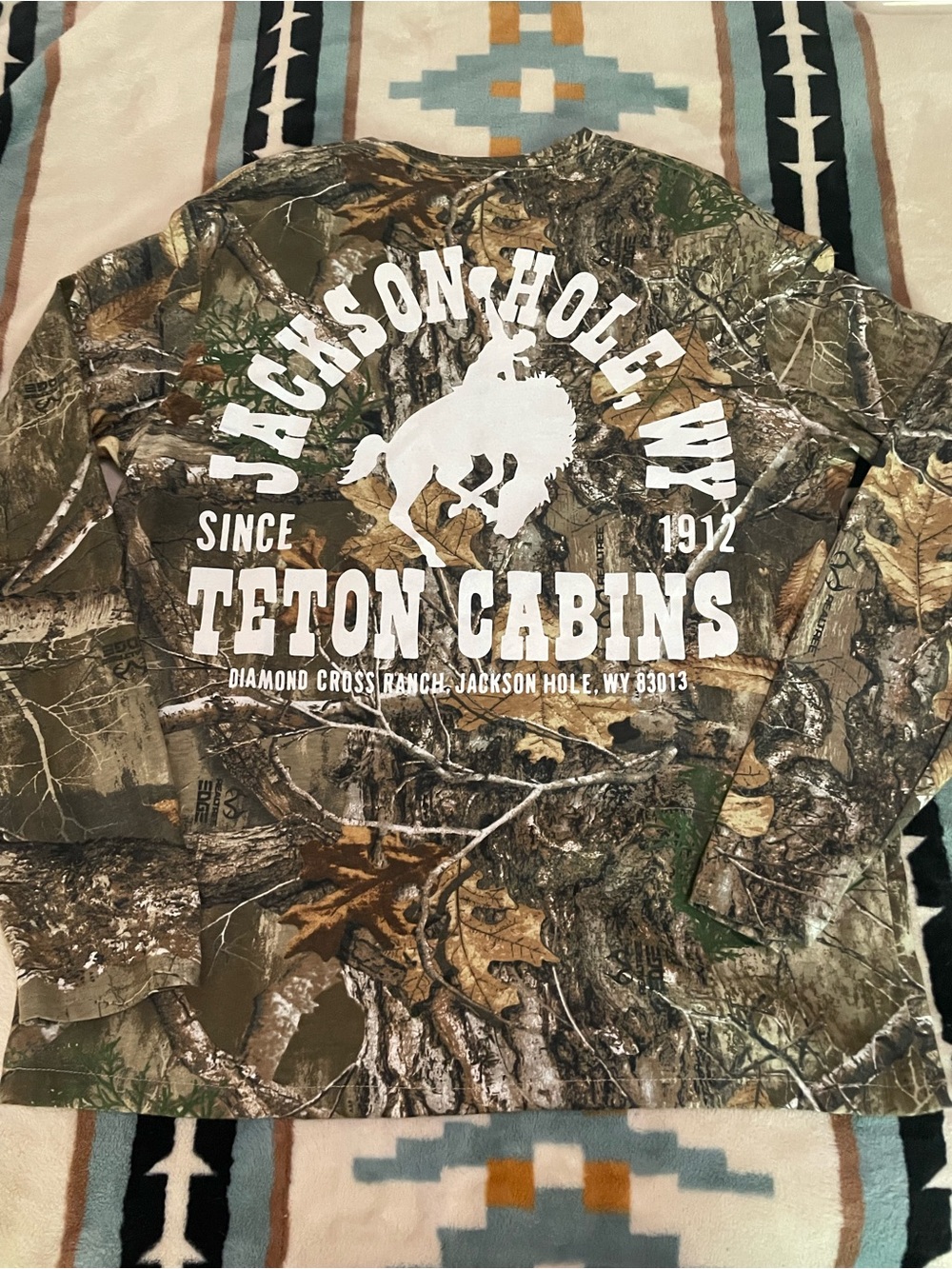 Diamond Cross Ranch camo long sleeve shirt - Picture 7 of 7